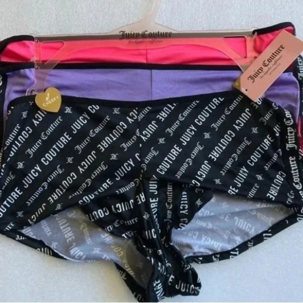 JUICY COUTURE PACK  OF 3 PANTIES NEW